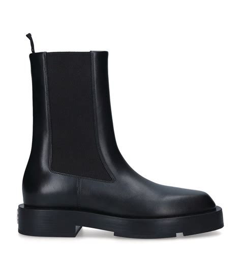 givenchy squared chelsea ankle boots|givenchy leather work boots.